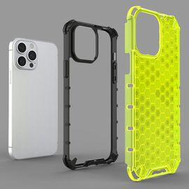 Honeycomb Case armor cover with TPU Bumper for iPhone 13 Pro Max black | Techbox