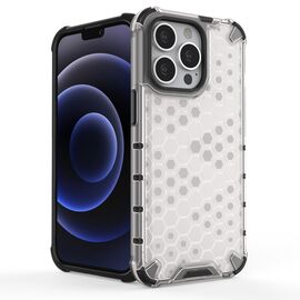Honeycomb Case armor cover with TPU Bumper for iPhone 13 Pro transparent | Techbox