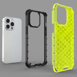Honeycomb Case armor cover with TPU Bumper for iPhone 13 Pro transparent | Techbox