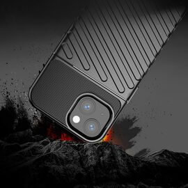 Thunder Case Flexible Tough Rugged Cover TPU Case for iPhone 13 mini black | Techbox