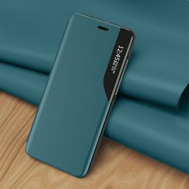 Eco Leather View Case elegant bookcase type case with kickstand for iPhone 13 Pro blue - Apple Cases - Cases - Techbox