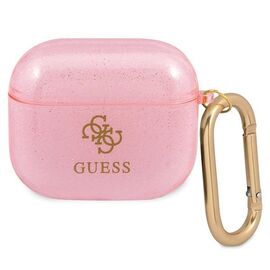 Guess GUA3UCG4GP AirPods 3 cover pink/pink Glitter Collection | Techbox
