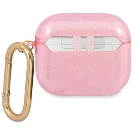 Guess GUA3UCG4GP AirPods 3 cover pink/pink Glitter Collection | Techbox