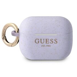 Guess GUAPSGGEU AirPods Pro cover purple / purple Silicone Glitter - Smartphone Accessories - Cables & Accessories - Techbox
