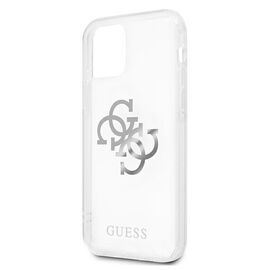 Guess GUHCP12LKS4GSI iPhone 12 Pro Max 6.7 "Transparent hardcase 4G Silver Charms Collection - Apple Cases - Cases - Techbox