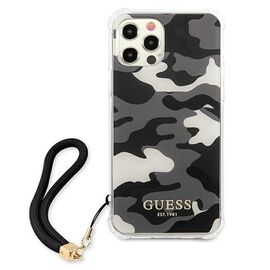 Guess GUHCP12MKSARBK iPhone 12/12 Pro 6.1" black/black hardcase Camo Collection | Techbox