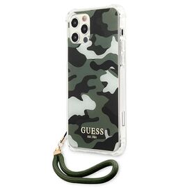 Guess GUHCP12MKSARKA iPhone 12/12 Pro 6.1" green/khaki hardcase Camo Collection | Techbox