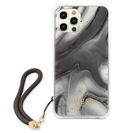 Guess GUHCP12MKSMAGR iPhone 12/12 Pro 6.1 "gray / gray hardcase Marble Collection - Apple Cases - Cases - Techbox