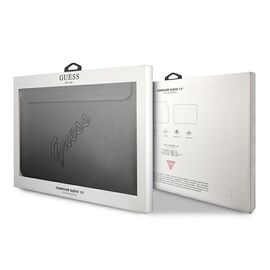 Guess Sleeve GUCS13PUSASBK 13" black /black Saffiano Script - Bags & Backpacks - Laptop Accessories - Techbox
