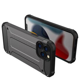 Hybrid Armor Case Tough Rugged Cover for iPhone 13 Pro black | Techbox