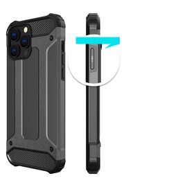 Hybrid Armor Case Tough Rugged Cover for iPhone 13 Pro blue | Techbox