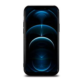 iCarer Leather Oil Wax case covered with natural leather for iPhone 12 Pro Max black (ALI1206-BK) | Techbox
