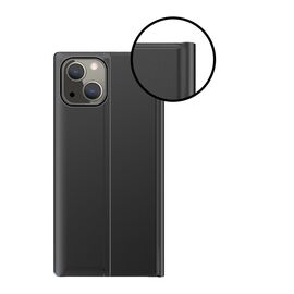 Sleep Case Bookcase Type Case with Smart Window for iPhone 13 blue | Techbox