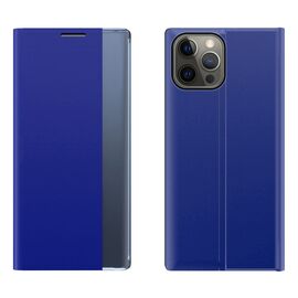 Sleep Case Bookcase Type Case with Smart Window for iPhone 13 Pro Max blue | Techbox