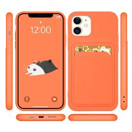 Card Case silicone wallet case with card holder documents for Samsung Galaxy S21 Ultra 5G red - Samsung Cases - Cases - Techbox
