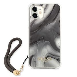 Guess GUHCP12SKSMAGR iPhone 12 mini 5.4" grey/grey hardcase Marble Collection | Techbox