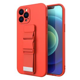 Rope case gel TPU airbag case cover with lanyard for Xiaomi Redmi Note 10 5G / Poco M3 Pro red - Xiaomi Cases - Cases - Techbox