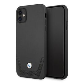Etui BMW BMHCN61RSWPK iPhone 11 6,1" czarny/black hardcase Leather Perforate - Apple Cases - Cases - Techbox