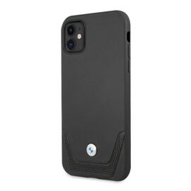 Etui BMW BMHCN61RSWPK iPhone 11 6,1" czarny/black hardcase Leather Perforate - Apple Cases - Cases - Techbox