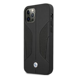 Etui BMW BMHCP12MRSCSK iPhone 12/12 Pro 6,1" czarny/black hardcase Leather Perforate Sides - Apple Cases - Cases - Techbox
