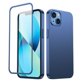 Joyroom 360 Full Case front and back cover for iPhone 13 + tempered glass screen protector blue (JR-BP927 blue) | Techbox