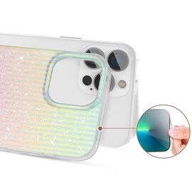 Kingxbar Travel Series luxurious elegant case for iPhone 13 Pro blue-orange (Clouds) - Apple Cases - Cases - Techbox