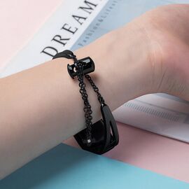 Replacment metal band bracelet strap for Xiaomi Mi Band 6 / 5 / 4 / 3 black - Accessories - Smartwatches & Accessories - Techbox