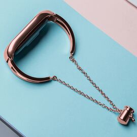 Replacment metal band bracelet strap for Xiaomi Mi Band 6 / 5 / 4 / 3 pink - Accessories - Smartwatches & Accessories - Techbox