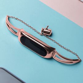Replacment metal band bracelet strap for Xiaomi Mi Band 6 / 5 / 4 / 3 pink - Accessories - Smartwatches & Accessories - Techbox