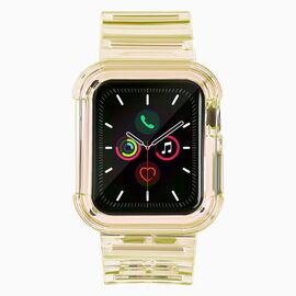 Silicone Band Strap Bracelet Case Strap Light Set for Apple Watch 38mm - Yellow | Techbox