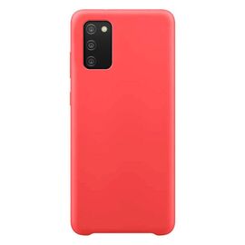 Silicone Case Soft Flexible Rubber Cover for Samsung Galaxy A03s red | Techbox