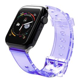 Silicone Strap Bracelet Bracelet Strap Light for Apple Watch 42 / 44 mm - Purple | Techbox
