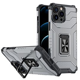 Crystal Ring Case Kickstand Tough Rugged Cover for iPhone 12 Pro black | Techbox