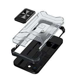 Crystal Ring Case Kickstand Tough Rugged Cover for iPhone 13 black | Techbox