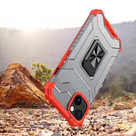 Crystal Ring Case Kickstand Tough Rugged Cover for iPhone 13 red - Apple Cases - Cases - Techbox