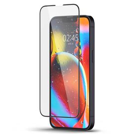 Spigen Glass FC Tempered Glass for iPhone 13 / 13 Pro / 14 / 16e - Black | Techbox