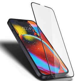 Spigen Glass FC Tempered Glass for iPhone 13 / 13 Pro / 14 / 16e - Black | Techbox