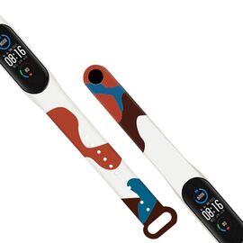 Strap Moro band for Xiaomi Mi Band 3 / 4 silicone strap watch bracelet pattern 8 | Techbox