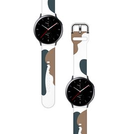 Strap Moro for Samsung Galaxy Watch 45 / 46 / 47 mm silicone bracelet watch band - pattern 1 | Techbox