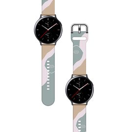 Strap Moro for Samsung Galaxy Watch 45 / 46 / 47 mm silicone bracelet watch band - pattern 17 | Techbox