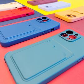 Card Armor Case Pouch Cover for Xiaomi Redmi Note 10 / Redmi Note 10S Card Wallet Silicone Armor Cover Air Bag Red | Techbox
