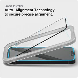 Spigen ALM Glass FC Tempered Glass for iPhone 13 / 13 Pro / 14 - Black | Techbox