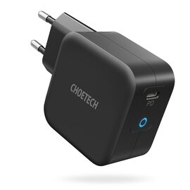 Choetech GaN USB Type C wall charger 61W Power Delivery black (Q6006) - Travel Chargers - Smartphone Chargers - Techbox