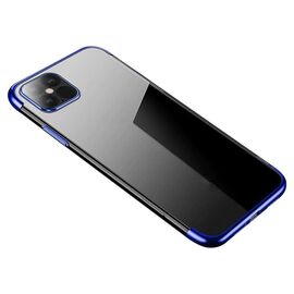 Clear Color Case Gel TPU Electroplating frame Cover for iPhone 13 Pro blue - Apple Cases - Cases - Techbox