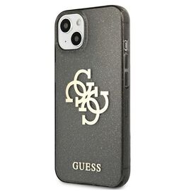 Guess GUHCP13SPCUGL4GBK iPhone 13 mini 5,4" czarny/black hard case Glitter 4G Big Logo - Apple Cases - Cases - Techbox