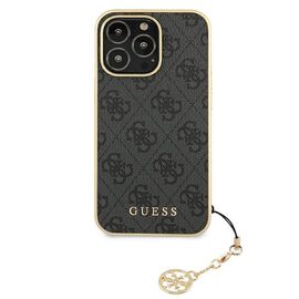 Guess GUHCP13XGF4GGR iPhone 13 Pro Max 6.7" grey/grey hardcase 4G Charms Collection | Techbox