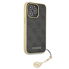 Guess GUHCP13XGF4GGR iPhone 13 Pro Max 6.7" grey/grey hardcase 4G Charms Collection | Techbox