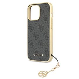 Guess GUHCP13XGF4GGR iPhone 13 Pro Max 6.7" grey/grey hardcase 4G Charms Collection | Techbox