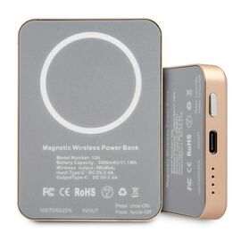 Guess Inductive Power Bank 5W GUPBMSVSLG 3000mAh gold/gold MagSafe - Powerbanks - Smartphone Chargers - Techbox
