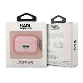 Karl Lagerfeld KLAPUKHGP AirPods Pro cover rÃ³Å¼owy/pink Glitter Karl`s Head - Smartphone Accessories - Cables & Accessories - Techbox